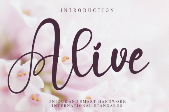 Alive Font Poster 1