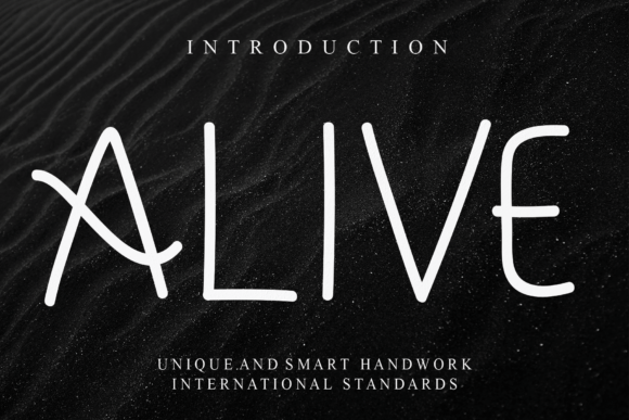 Alive Font Poster 1