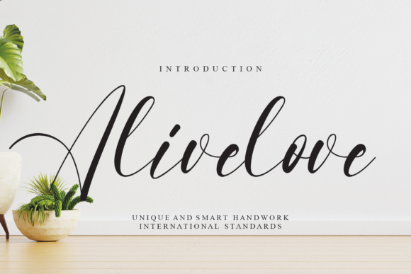 Alivelove Font