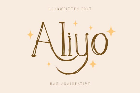 Aliyo Script Font Poster 1