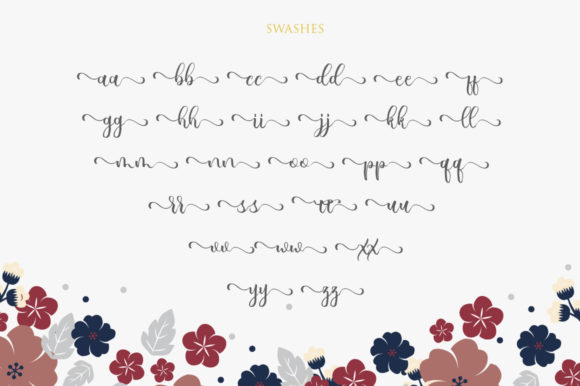 Allicia Font Poster 12