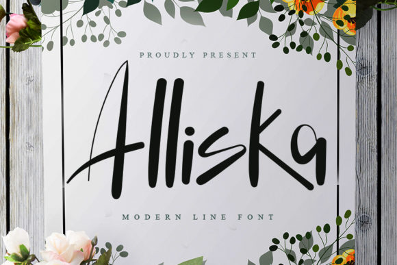 Alliska Font Poster 1