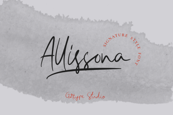 Allissona Font Poster 1
