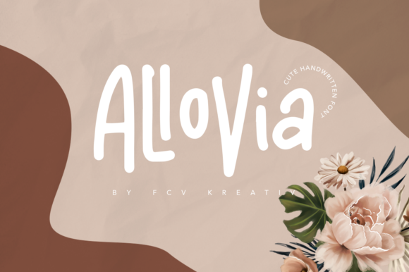 Allovia Font Poster 1