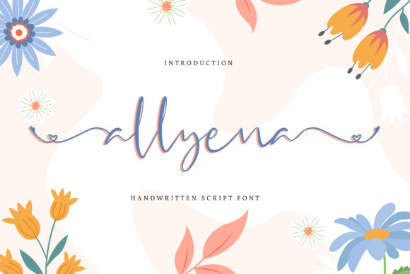 Allyena Font Poster 1