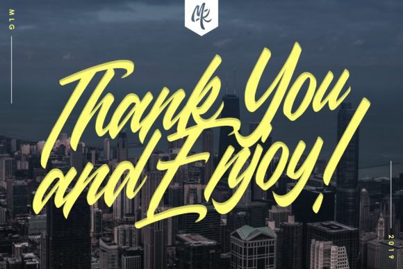 Almighty Font Poster 9