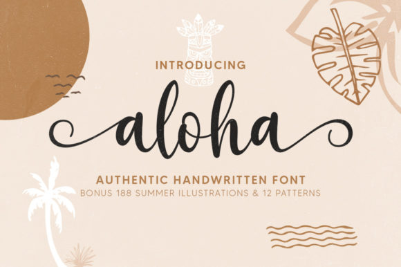 Aloha Font Poster 1