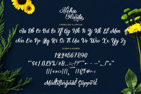 Aloha Olinda Font Poster 15