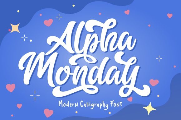 Alpha Monday Font Poster 1