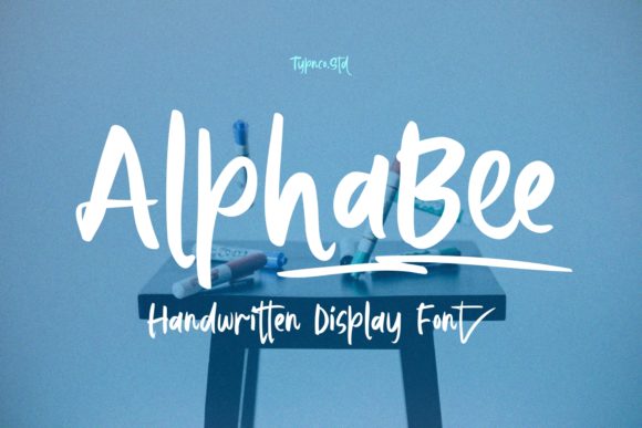 AlphaBee Font Poster 1