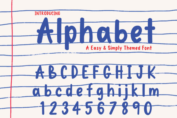 Alphabet Font Poster 1