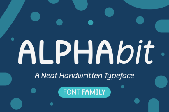 Alphabit Font Poster 1