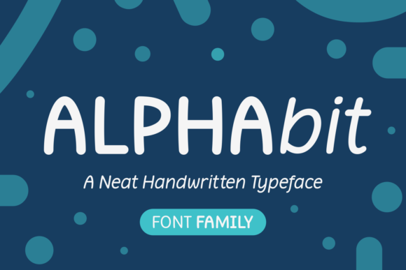 Alphabit Font Alphabit Font Poster 1
