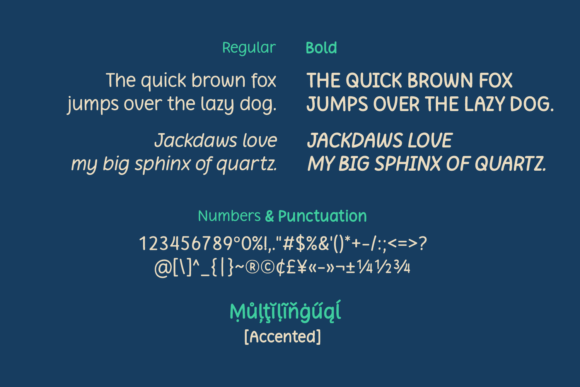Alphabit Font Poster 3