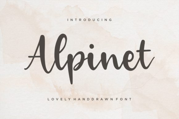 Alpinet Font Poster 1