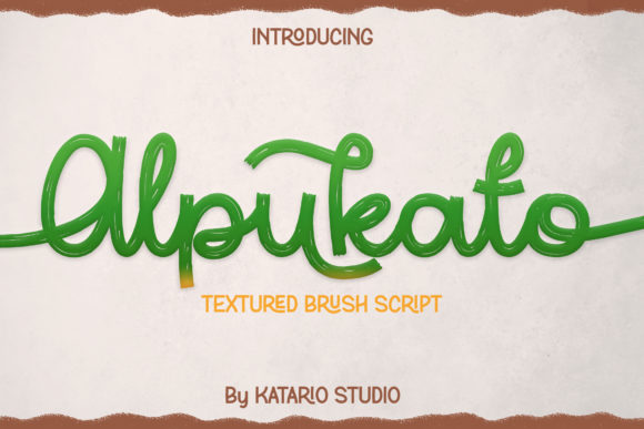 Alpukato Font Poster 1