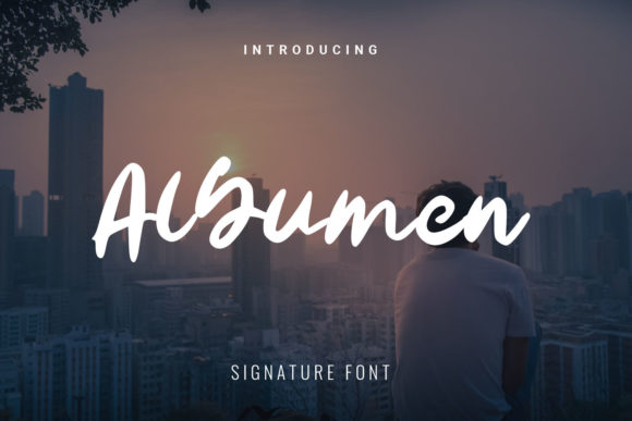 Alsumen Font Poster 1