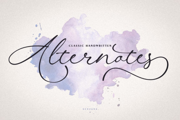 Alternotes Font Poster 11