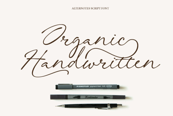 Alternotes Font Poster 3