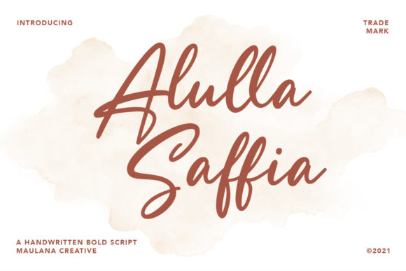 Alulla Saffia Font