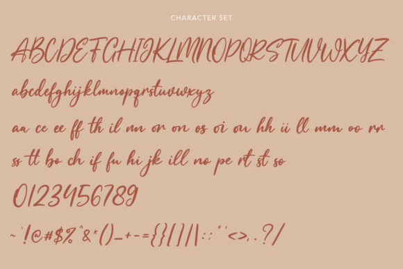 Alulla Saffia Font Poster 12