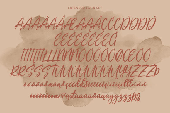 Alulla Saffia Font Poster 13