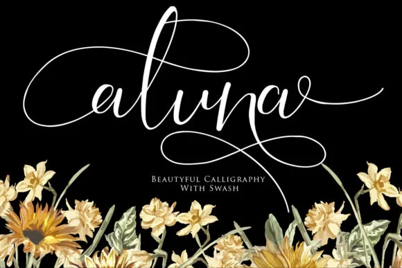 Aluna Font Aluna Font Poster 1