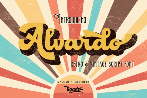 Alvardo Font Alvardo Font Poster 1