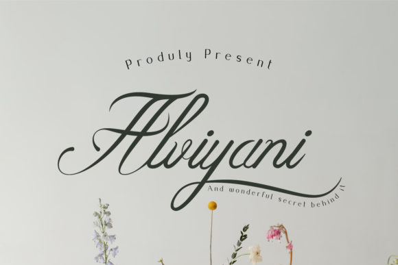 Alviyani Font Poster 1