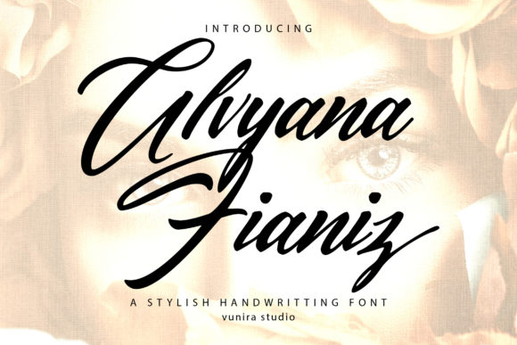 Alvyana Fianiz Font Poster 1