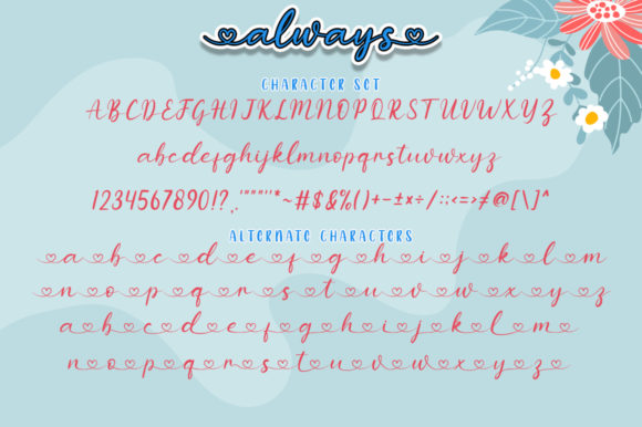 Always Forever Font Poster 6