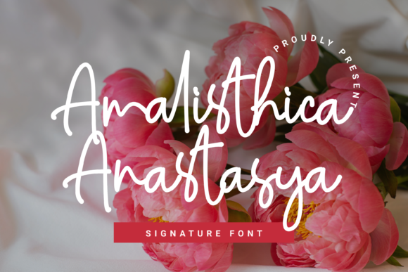 Amalisthica Anastasya Font Poster 1