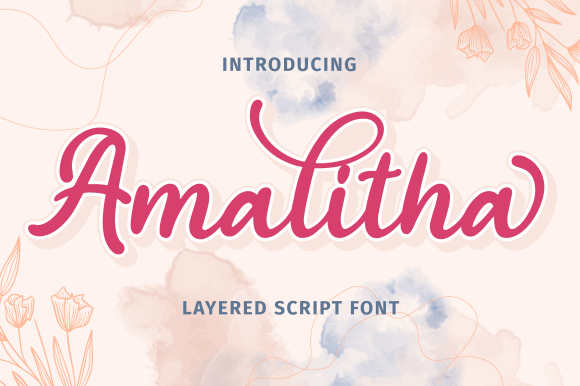 Amalitha Font Poster 1