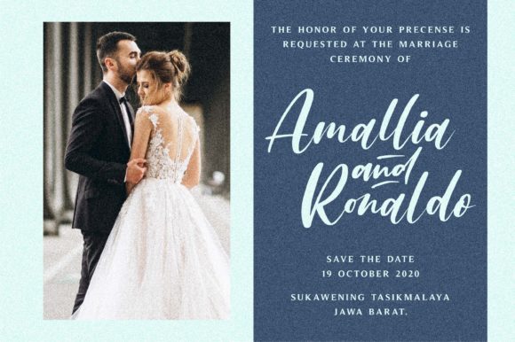 Amallia and Ronaldo Font Poster 4