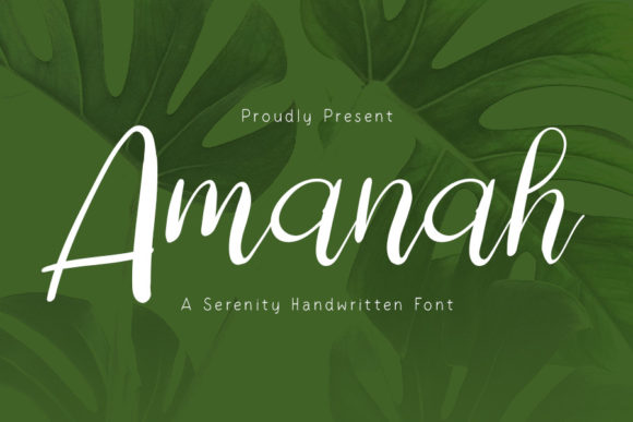 Amanah Font Poster 1