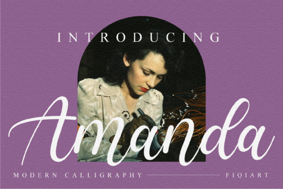 Amanda Font Poster 1