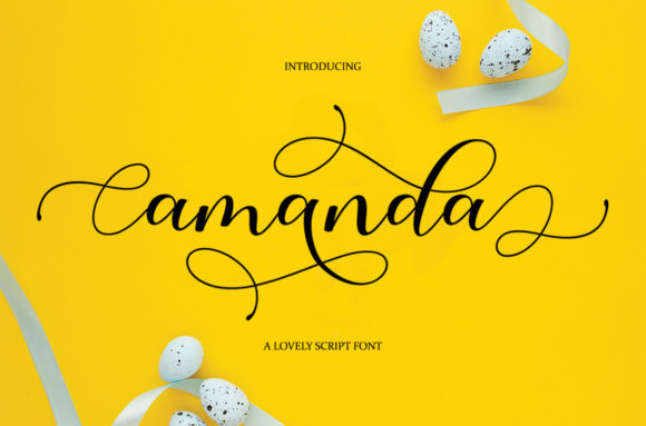 Amanda Font Poster 9