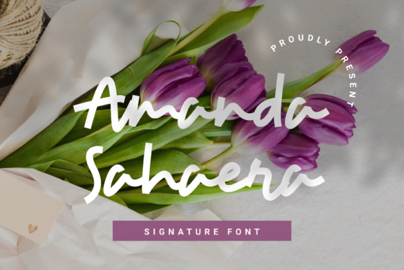 Amanda Sahaera Font Poster 1