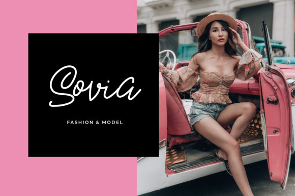 Amanda Vinola Font Poster 2