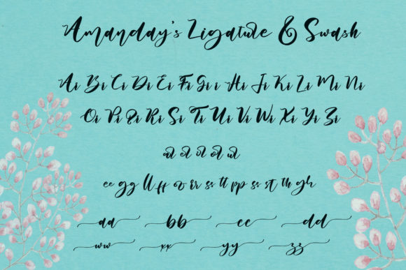 Amanday Font Poster 10