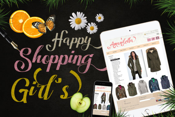 Amandella Font Poster 2