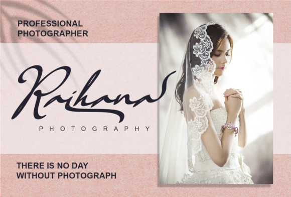 Amania Signature Font Poster 7