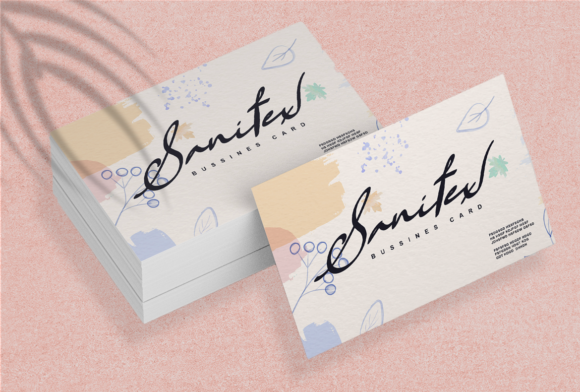 Amania Signature Font Poster 8