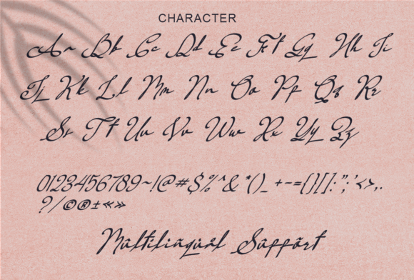 Amania Signature Font Poster 9