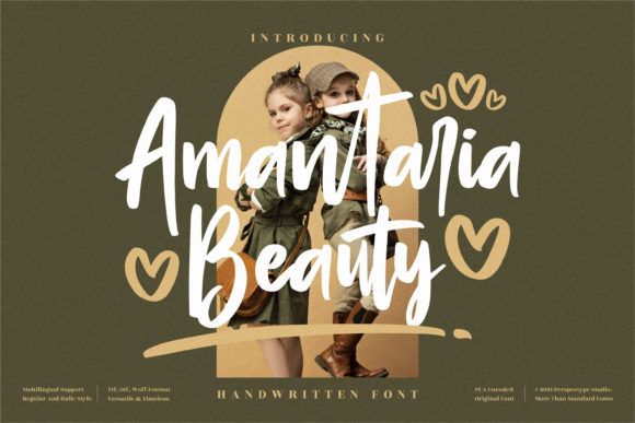 Amantaria Beauty Font Poster 1