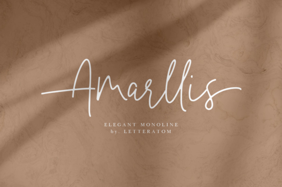 Amarllis Font Poster 1