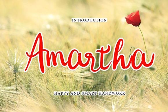 Amartha Font Poster 1