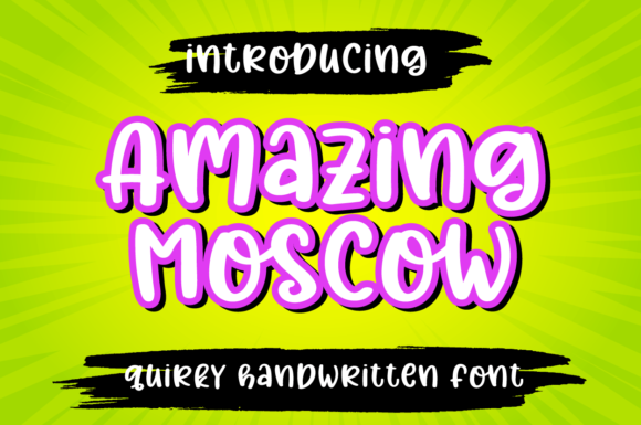 Amazing Moscow Font
