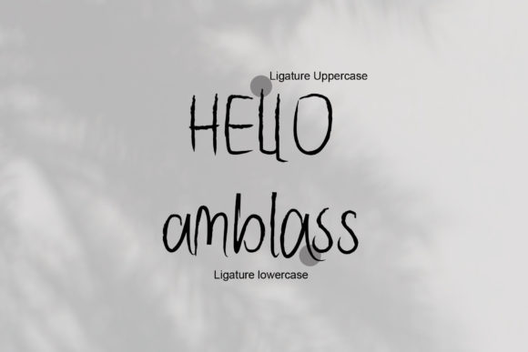 Amblass Font Poster 6