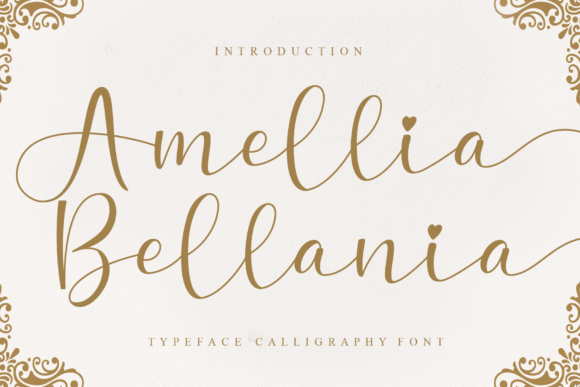 Amellia Bellania Font